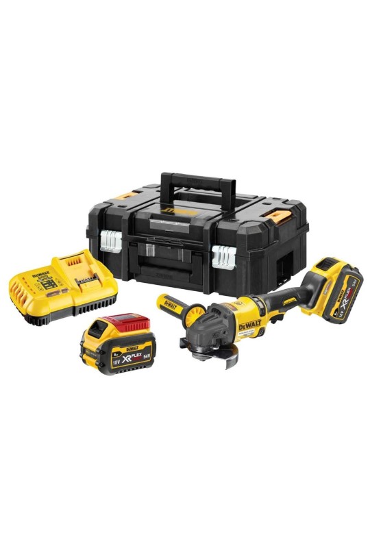 Шліфмашина кутова - болгарка акумуляторна безщіткова DeWALT DCG418T2