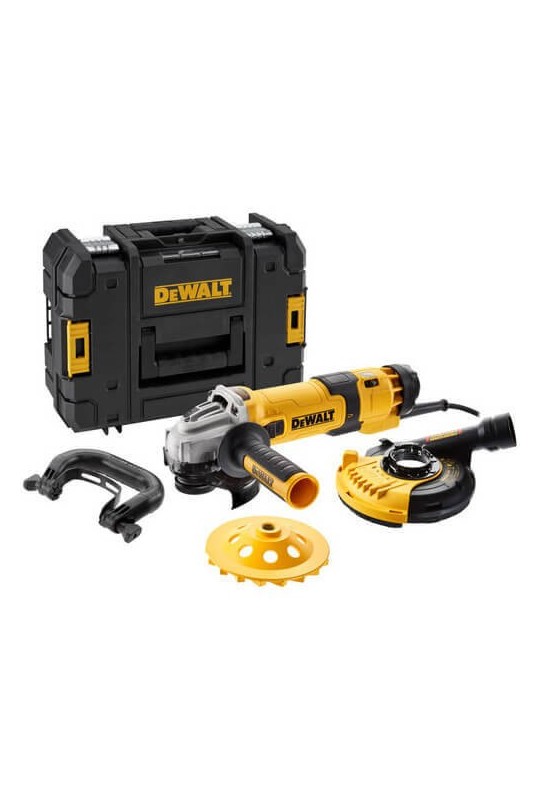 Шліфмашина кутова - болгарка мережева DeWALT DWE4257KT