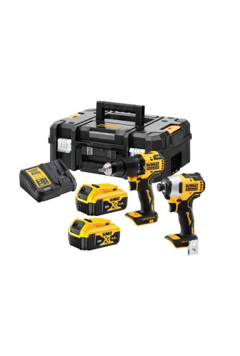 Набір з двох інструментів акумуляторних безщіткових DeWALT DCK2062M2T