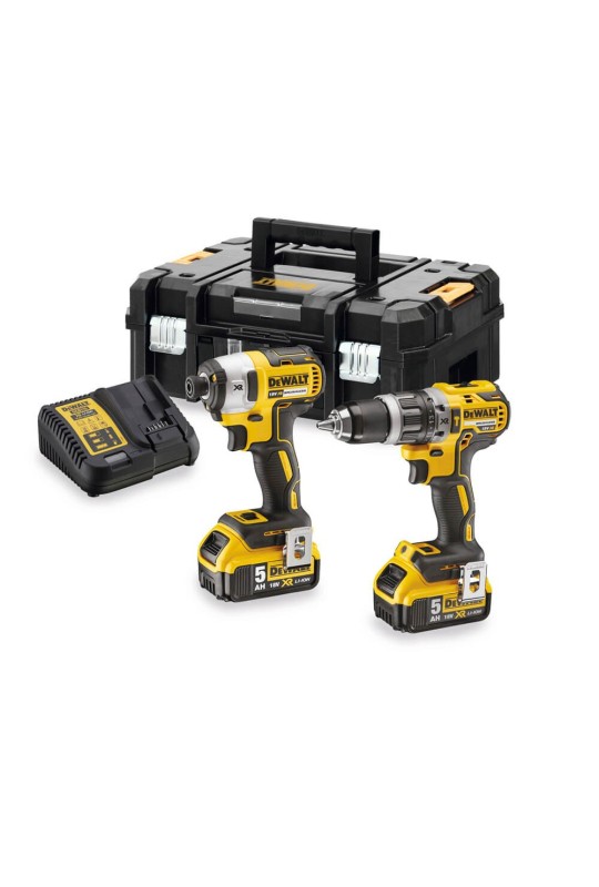 Набір з двох інструментів безщіткових DeWALT DCK266P2T