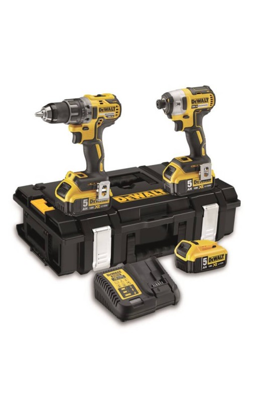 Набір з двох інструментів безщіткових DeWALT DCK266P3