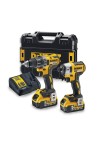 Набір з двох інструментів безщіткових DeWALT DCK268P2T