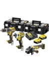 Набір з трьох інструментів безщіткових DeWALT DCK384P2T