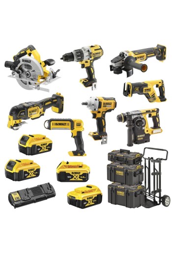 Набір з восьми інструментів акумуляторних DeWALT DCK856P4