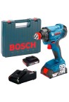 Акумуляторний ударний гайковерт Bosch GDX 180-LI Professional, 2 акб 18 V 2 Ah, з/п GAL 18V-40, в кейсі