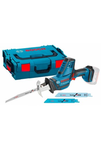 Акумуляторна шабельна пила Bosch GSA 18 V-LI C Professional без акб і з/п, з 3 полотнами, в L-BOXX 136