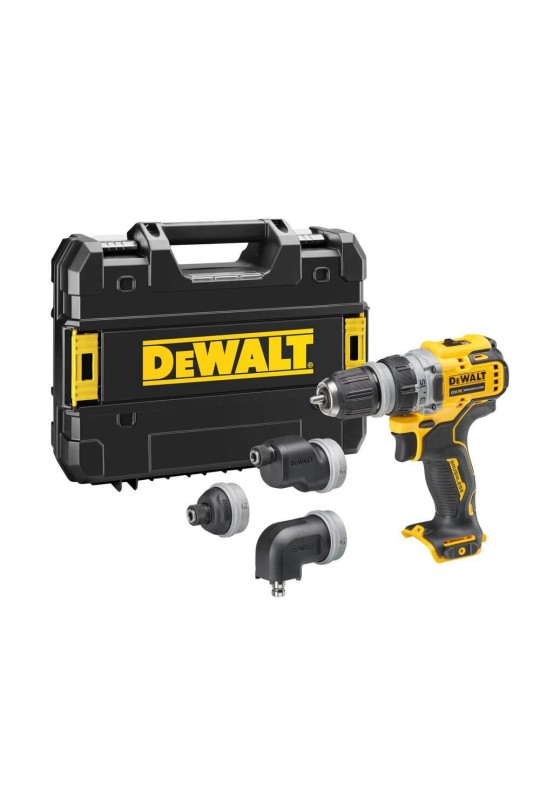 Дриль-шуруповерт акумуляторний безщітковий зі змінними насадками DeWALT DCD703NT