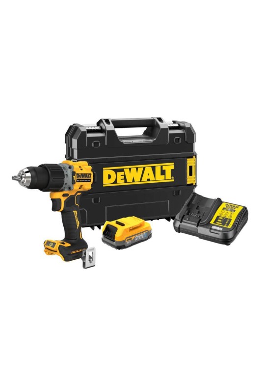 Дриль-шуруповерт акумуляторний безщітковий ударний DeWALT DCD805E1T