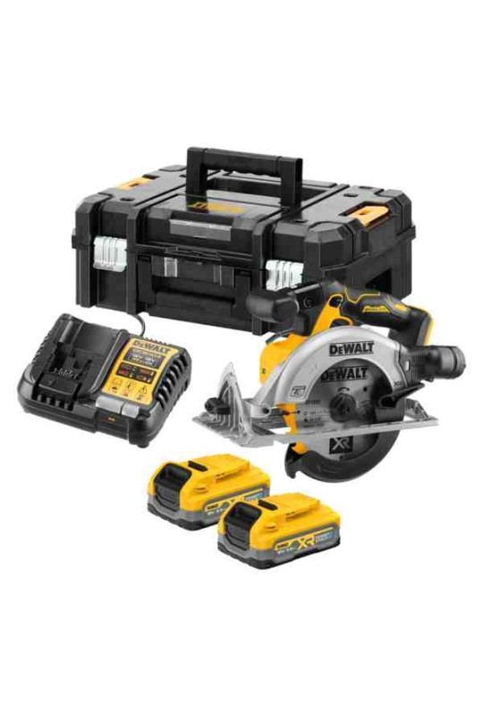Пила дискова акумуляторна безщіткова DeWALT DCS565S2T
