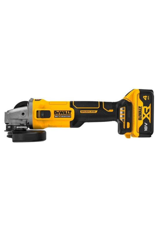 Шліфмашина кутова - болгарка акумуляторна безщіткова DeWALT DCG407M1T