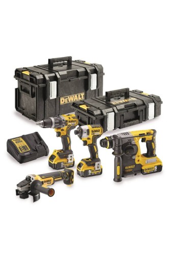 Набір з чотирьох інструментів безщіткових DeWALT DCK422P3