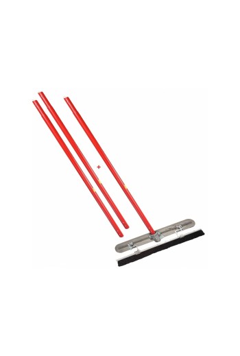 Гладилка для бетону з щіткою 1500мм заокруглена, реверс, 3 ручки, "BARIKELL" (750057)