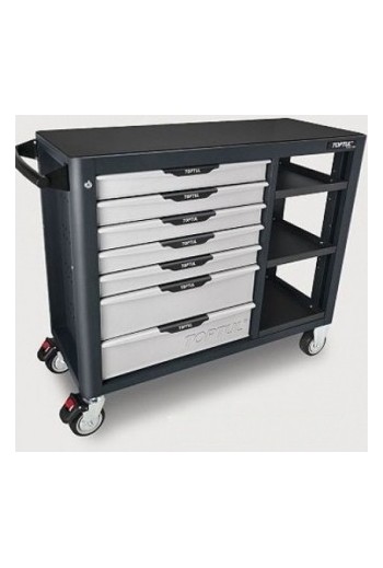 Візок для інструменту Pro-Plus 7 секцій + 4 відкриті полиці TOPTUL TCBH0703