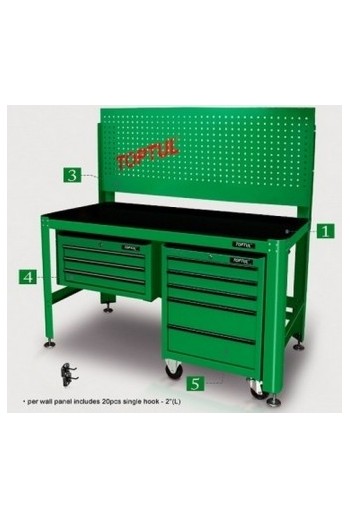 Панель до верстата (20 гачків) TOPTUL TAAH1606