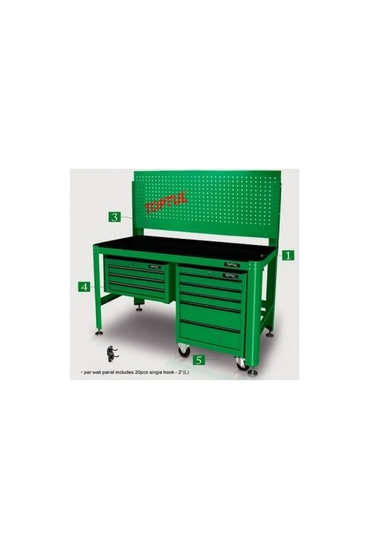 Панель до верстата (20 гачків) TOPTUL TAAH1606