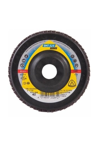 Круг пелюстковий торцевий (125х22,23) P40 Klingspor SMT 325 Extra (321654)