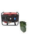 Бензиновый генератор MAST GROUP Т3500 + металлическая канистра 20 л
