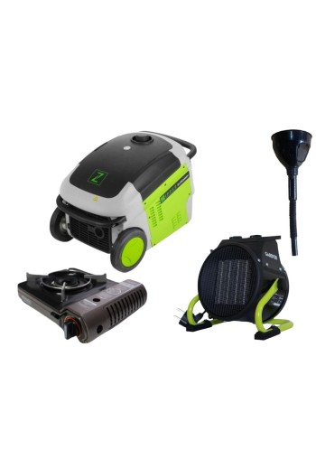 Инверторный генератор Zipper ZI-STE3000IV + газовая плитка Orcamp CK-505 + электрический обогреватель Gardyer HE2000