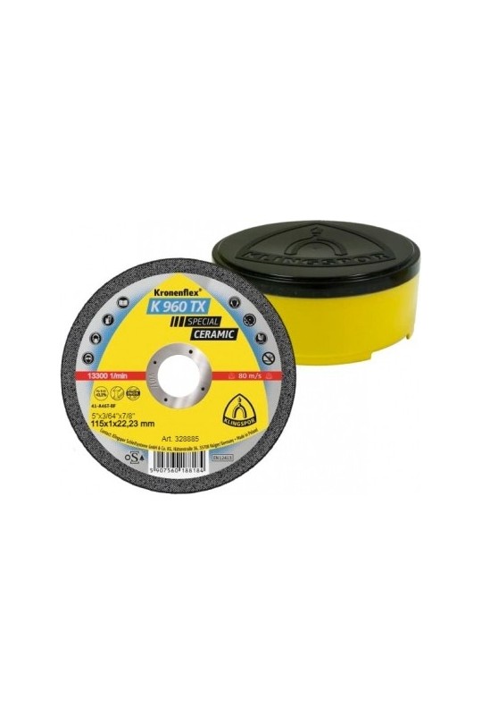 Відрізний круг (115х1х22,23) керамічний Klingspor K 960 Tх SPECIAL (328885)