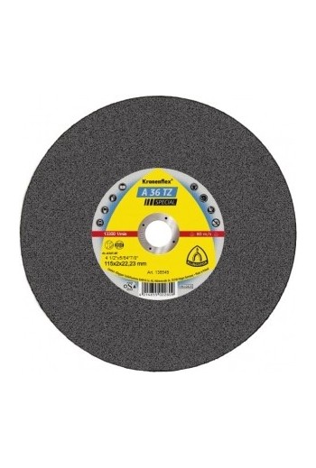 Відрізний круг (115х2х22,23) Klingspor A 36 TZ SPECIAL (136549)