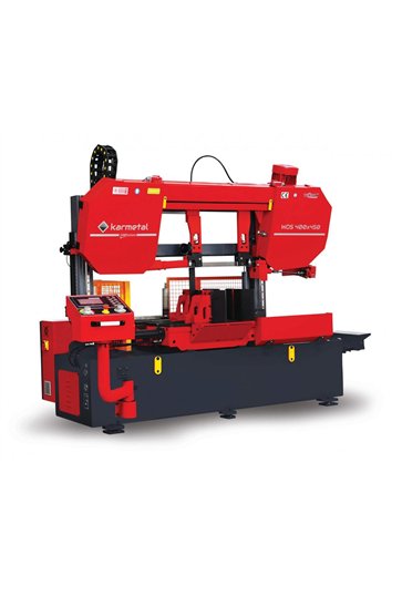 Автоматическая двухколонная ленточная пила по металлу Karmetal WOS 400x450