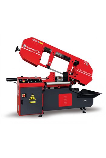 Полуавтоматическая ленточная пила по металлу Karmetal KDG 350x570