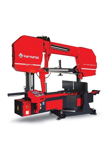 Полуавтоматическая двухколонная ленточная пила по металлу Karmetal KDG 700 x 1250 DM