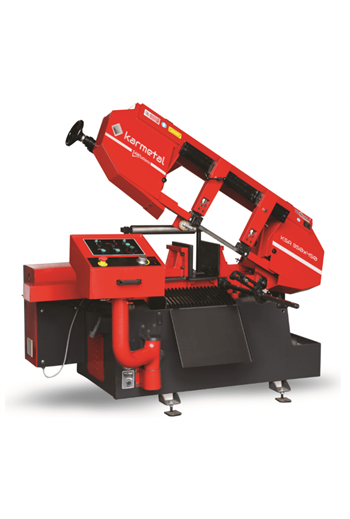 Полуавтоматическая ленточная пила по металлу Karmetal KSA 350x450