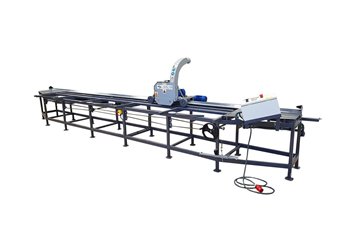 Односторонний обрезной станок с удлиненной станиной Trak-Met PF-1