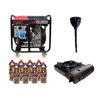 Дизельный генератор MAST GROUP YH11000AE + газовая плитка Orcamp CK-505 + картридж газовый Pegas 400 мл (8 шт.)