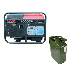Бензиновый генератор MAST GROUP YH13000 + металлическая канистра 20 л