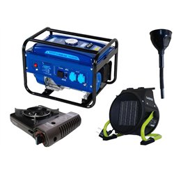 Бензиновый генератор THUNDER T-7000-GA+ газовая плитка Orcamp CK-505+ электрический обогреватель Gardyer HE2000