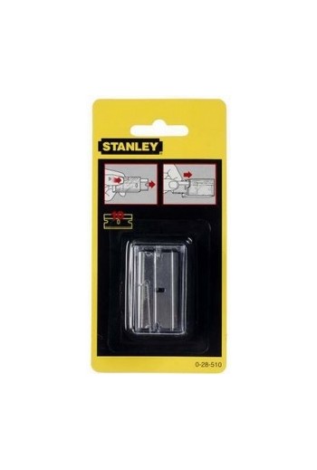Лезвія запасні STANLEY для скребка по стеклах 0-28-500, L-40мм