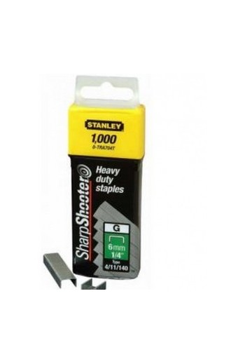 Скоби STANLEY для степлера ручного Light Duty тип А, 4мм