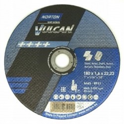 Відрізний круг (180х1,6х22,23) Norton Vulcan A46S-BF41 (66252925435)