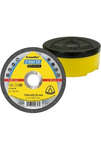Відрізний круг (115х1х22,23) Klingspor Z 960 Tх Special (322184)