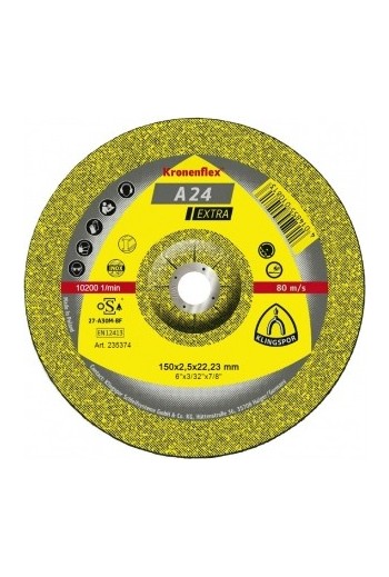 Відрізний круг (150х2,5х22,23) Klingspor A 24 Extra (235374)