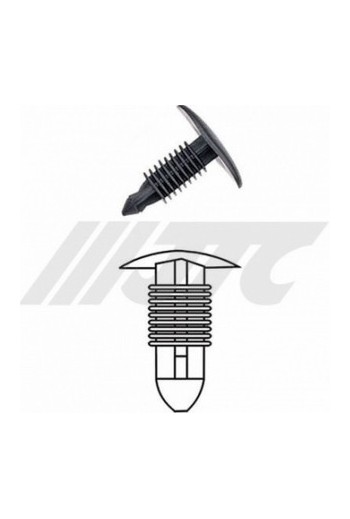 Автомобильная пластиковая клипса крепежная внутреняя обшивка салона, уп 200 шт. JTC RD12