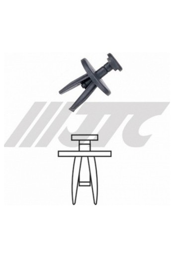 Автомобильная пластиковая клипса крепежна уп 100 шт. JTC RD24