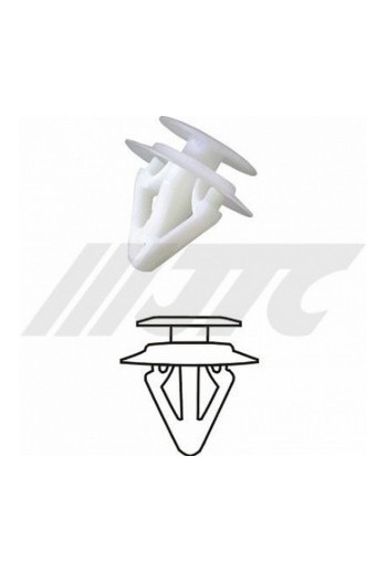 Автомобильная пластиковая клипса крепежна уп 100 шт. JTC RD38