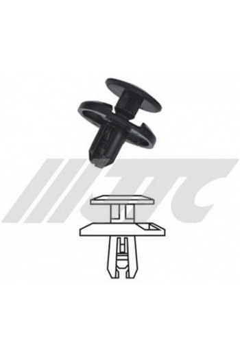 Автомобильная пластиковая клипса крепежная крылья TOYOTA, уп 100 шт. JTC RD45