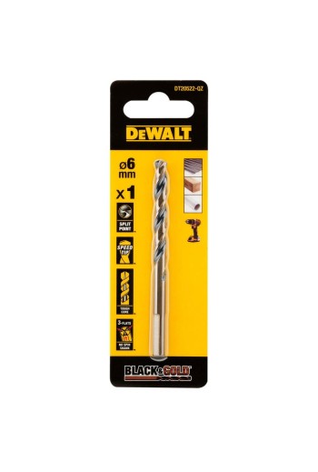Свердло по металу Black & Gold DeWALT DT20522