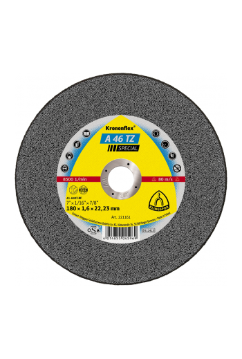Відрізний круг (180х1,6х22,23) Klingspor A 46 TZ Special (221161)