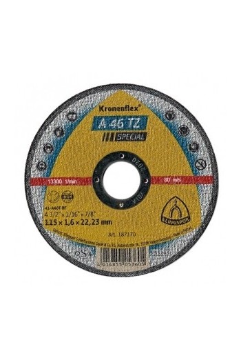 Відрізний круг (115х1,6х22,23) Klingspor A 46 TZ Special (187170)