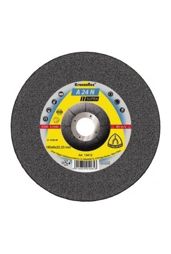 Зачистний круг (180х6х22,23) Klingspor A 24 N Supra (13412)