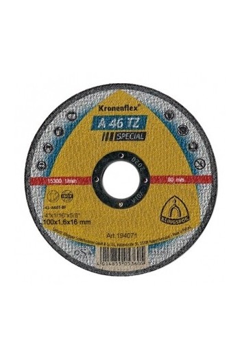 Відрізний круг (100х1,6х16) Klingspor A 46 TZ Special (194071)
