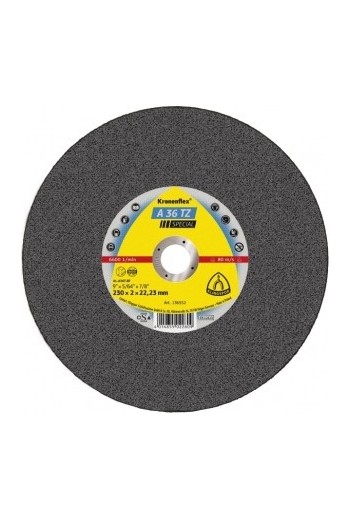 Відрізний круг (230х2х22,23) Klingspor A 36 TZ SPECIAL (136552)