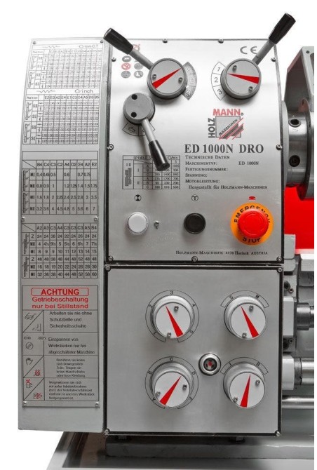 Токарный станок по металлу Holzmann ED 1000N (ED1000N_400V)