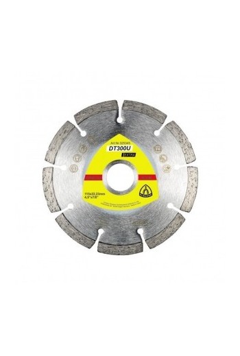Алмазний відрізний диск (115х1, 6х22, 23) Klingspor DT 300 U Extra (325345)