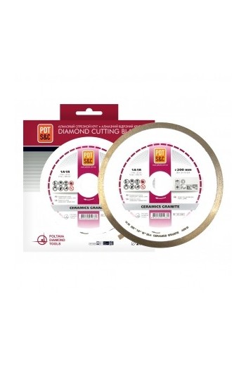 Алмазні відрізні диски 1A1R CERAMICS GRANITE (200х1,6х10х25,4) ПАІ (820501CRMG)